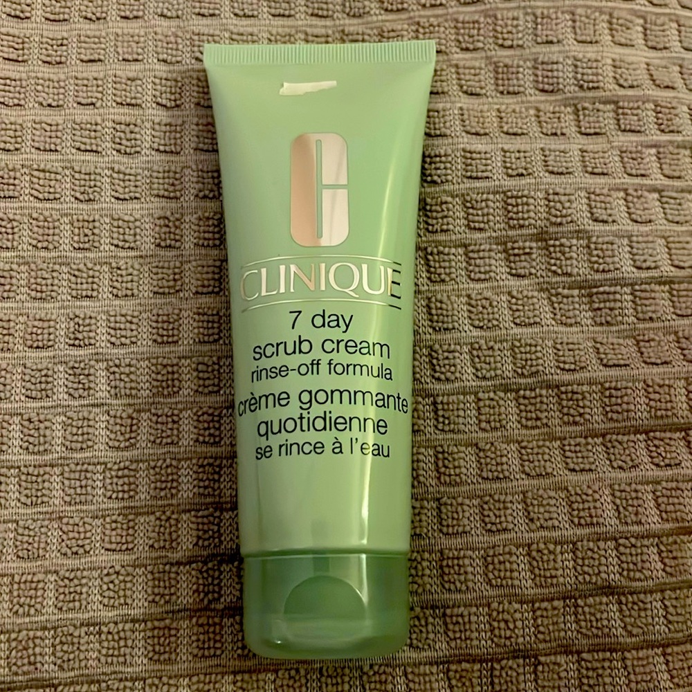 CLINIQUE 7 Day Scrub Cream Rinse-Off Formula 3.4 oz Full Size